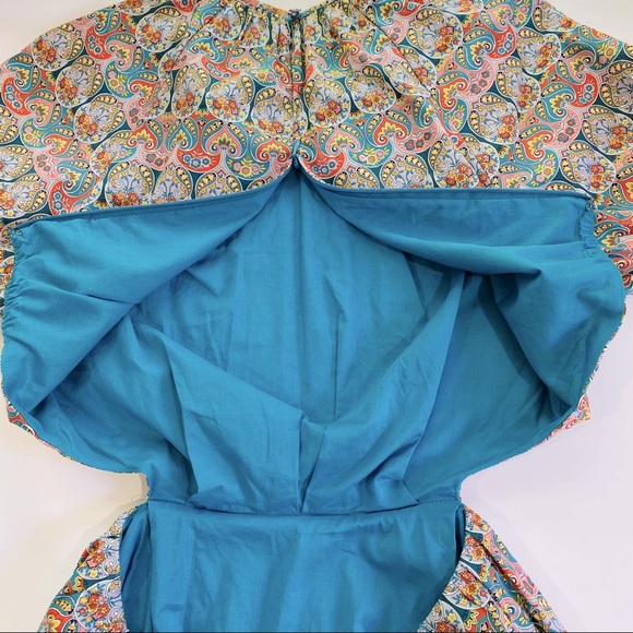 J Crew x Liberty Fabrics Side Cutout Dress / Giorgia Duke Print - Picture 9 of 14